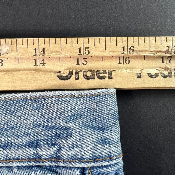 VTG 90s Levi's Jean Short Men 31* 501 Blue Distressed Cut Off Denim Jorts Tag 34 - Picture 16 of 16